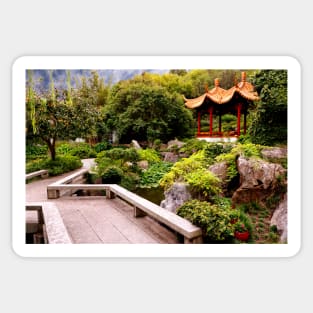 Chinese Garden Tranquility Sticker